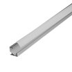LED профиль угловой ЛПУ (17х17мм) 2м с рассеивателем в комплекте