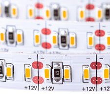 Світлодіодна стрічка 12V біла тепла AVT smd3014 204LED/м IP20