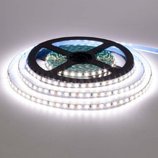 Світлодіодна стрічка 5 mm біла нейтральна 12V AVT smd3528 120LED/м IP20