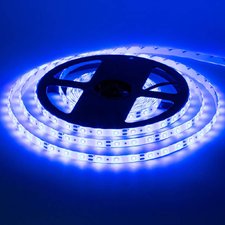 Герметична світлодіодна стрічка синя 12V smd2835 60LED/м IP65