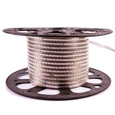 Світлодіодна стрічка червона 220V герметична AVT smd2835 120LED/м 4Вт/м IP65