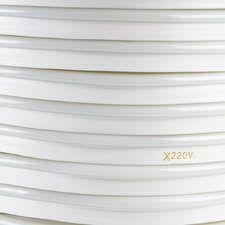 Неонова стрічка світлодіодна нейтральна біла AVT 220V smd2835 120LED/м 10Вт/м IP65