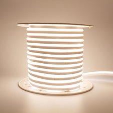 Неонова стрічка світлодіодна біла тепла AVT 220V smd2835 120LED/м 10Вт/м IP65