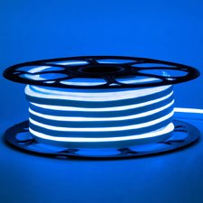 Неонова стрічка світлодіодна синя 12V 6х12 AVT-smd2835 120LED/м 11 Вт/м IP65