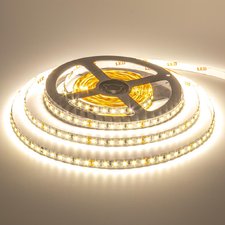 Світлодіодна стрічка біла тепла 24V AVT smd2835 120LED/м IP20