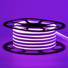 Світлодіодний неон AVT темно-рожевий 2835 12V 11W/m IP65 6*12mm