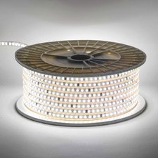 Світлодіодна стрічка холодна біла 220V герметична AVT smd2835 120LED/м 9Вт/м IP65 11х5.5mm