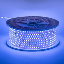 Світлодіодна стрічка синя 220V герметична AVT smd2835 120LED/м 9Вт/м IP65 11х5.5mm