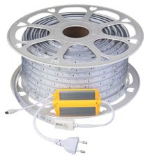 Светодиодная лента AVT 60LED/м RGB 220V герметичная smd5050 8Вт/м IP65 15х7mm