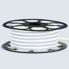 Неоновая лента светодиодная белая холодная 24V силикон 6х12 AVT - smd2835 120LED/м 9Вт/м IP65