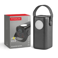 Повербанк 40000mAh TITANUM WC40 PD65W Black — купити в інтернет-магазині «Світлонія»