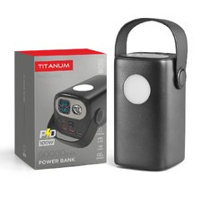 Повербанк 60000mAh TITANUM WC60 PD100W Black — купить в интернет-магазине «Світлонія»