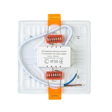 Світлодіодний світильник точковий 12 Вт квадратний 5000К IP20 Ester