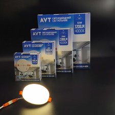 Светодиодный светильник AVT Venecia 9 Вт точечный врезной круглый 4000К IP20