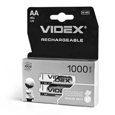 Аккумуляторы Videx HR6/AA 1000mAh double blister/2шт — купить в интернет-магазине «Світлонія»
