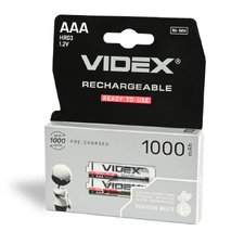 Аккумуляторы Videx HR03/AAA 1000mAh double blister/2шт — купить в интернет-магазине «Світлонія»