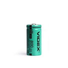 Акумулятор Videx літій-іонний 16340 (без захисту) 800mAh bulk/1шт — купити в інтернет-магазині «Світлонія»