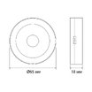 LED Світильник акумуляторний сенсорний VIDEX VL-NL064W-G