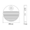 LED Светильник аккумуляторный с датчиком движения VIDEX VL-NL105W