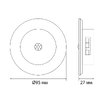LED Светильник аккумуляторный с датчиком движения VIDEX VL-NL114W-G