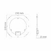 LED модуль для светильников 36W 4000K VIDEX VL-MLC-364