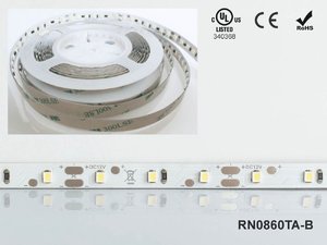 LED стрічка RISHANG 60-2835-12V-IP20 5,5W 463Lm 3000K 5м (RN0860TA-B-WW)