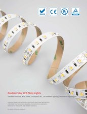 Світлодіодна стрічка RISHANG 60-5050-24V-IP20 10.8W 2700K/6500K 5м (RD0060AC-B-MW)