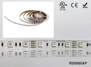 LED стрічка RISHANG 60-5050-24V-IP33 12.9W RGB 5м (RD0060AP)