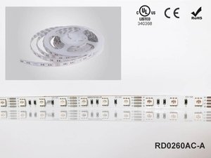 LED стрічка RISHANG 60-5050-24V-IP20 12.9/4.7W RGB+2700K 5м