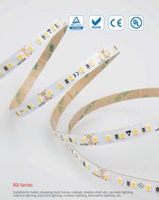 LED стрічка RISHANG 60-2835-12V-IP20 6W 505Lm 3000K 5м (RD0860TA-B-WW)