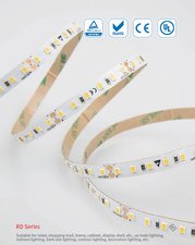 LED стрічка RISHANG 60-2835-24V-IP20 6W 550Lm 4000K 5м (RD0860TC-B-NW)