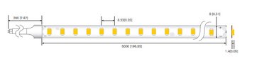 LED лента RISHANG 120-2835-24V-IP20 9.6W 745Lm 3000K 5м (RD08C0TC-B-WW)