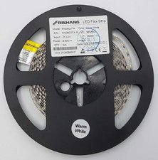 LED стрічка RISHANG 120-2835-12V-IP20 8,6W 818Lm 3000K 5м (RN08C0TA-B-WW)