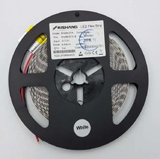 LED стрічка RISHANG 120-2835-12V-IP20 8,6W 818Lm 6500K 5м (RN08C0TA-B-W)