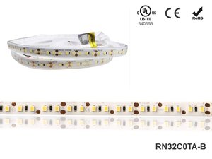 LED стрічка RISHANG 120-2835-12V-IP67 8,6W 630Lm 3000K 5м (RN32C0TA-B-SW)