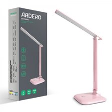 Світлодіодний настільний світильник Ardero DE1725ARD 9Вт 6500K рожевий