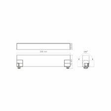 LED світильник трековий VIDEX TR05 15W 4100K 220V чорний