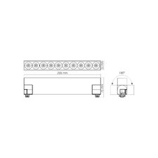 LED світильник трековий VIDEX TR06 15W 4100K 220V чорний
