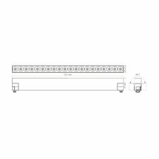 LED світильник трековий VIDEX TR06 30W 4100K 220V чорний