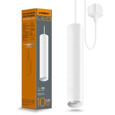 LED світильник підвісний трековий VIDEX 10W 4100K білий — купити в інтернет-магазині «Світлонія»