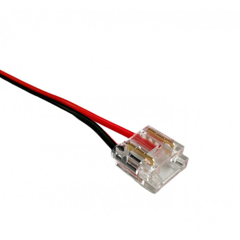 Коннектор-провод односторонний для LED ленты COB 8мм.