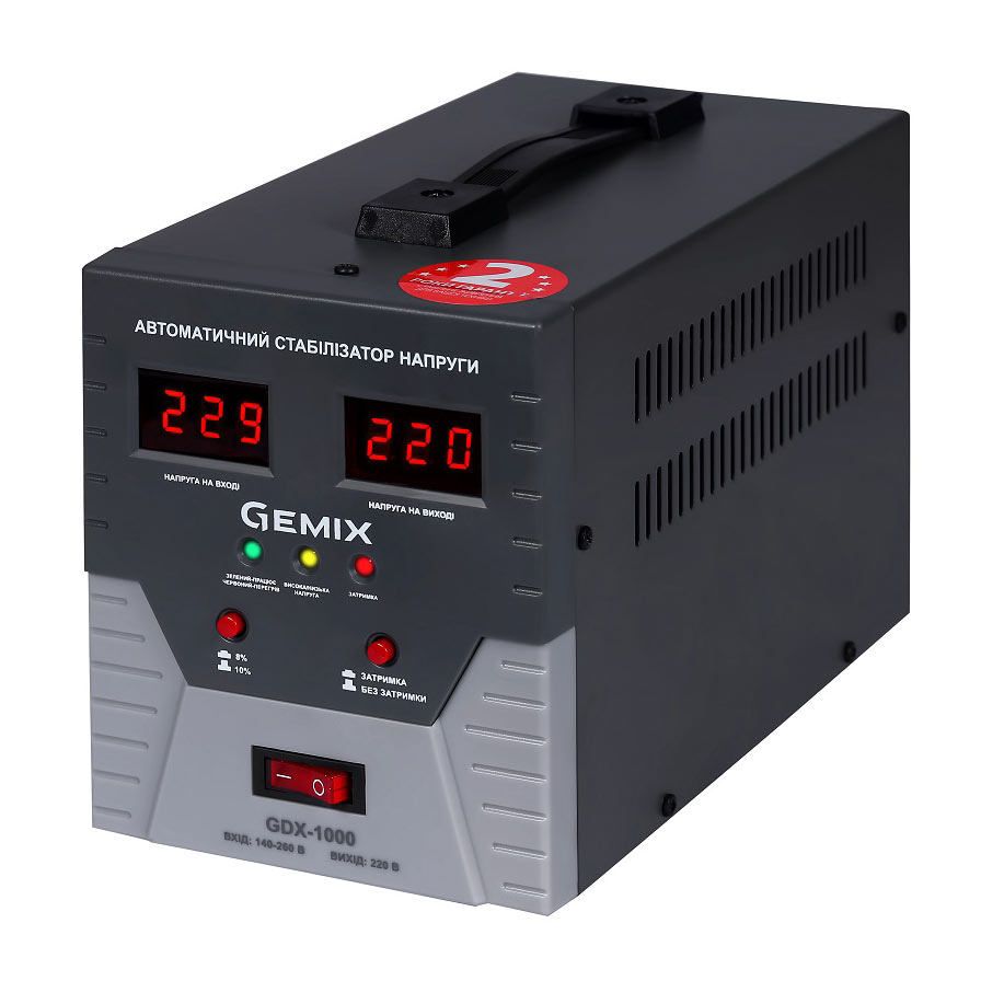 Стабилизатор напряжения Gemix GDX-1000