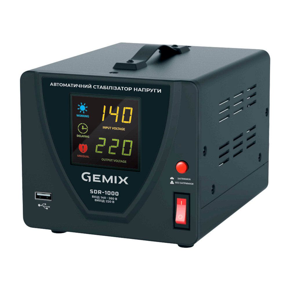 Стабилизатор напряжения Gemix SDR-1000