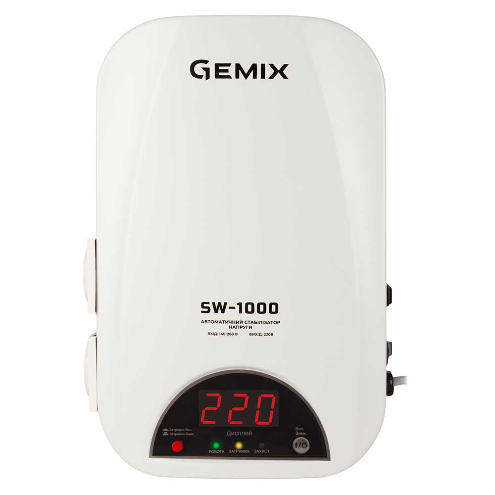Стабилизатор напряжения Gemix SW-1000