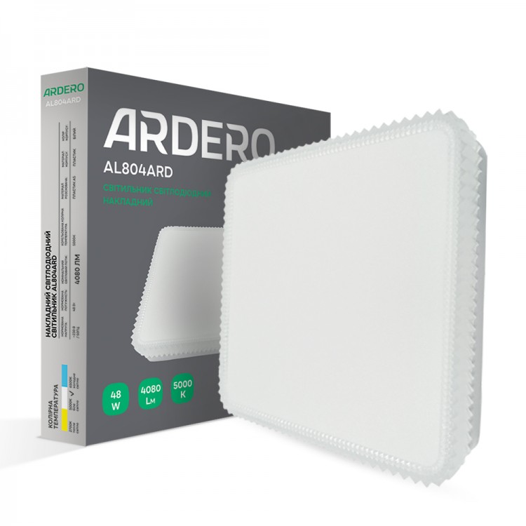 Светодиодный накладной светильник Ardero AL804ARD 48Вт 5000K белый