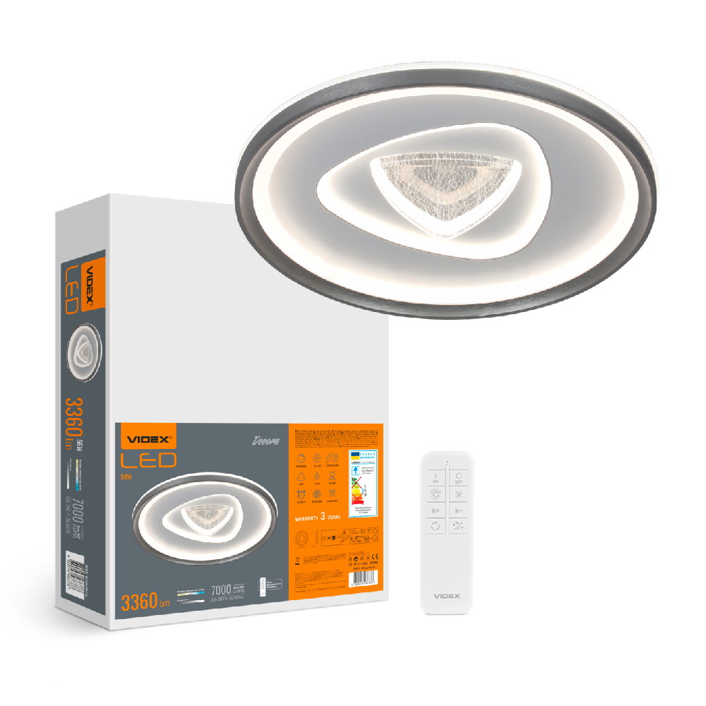 LED светильник функциональный VIDEX DECORA 56W VL-CLD-997-SL