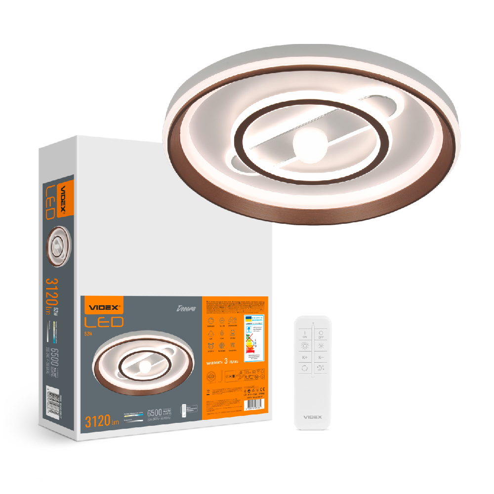 LED светильник функциональный VIDEX DECORA 52W VL-CLD-996-CF