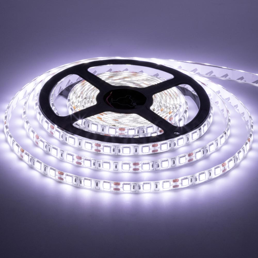 Светодиодная лента белая 12V smd5630 60LED/м IP20