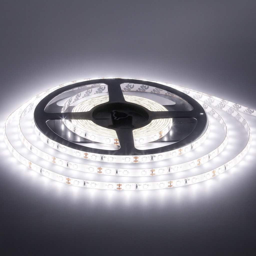 Светодиодная лента белая нейтральная 12V smd2835 120LED/м IP20
