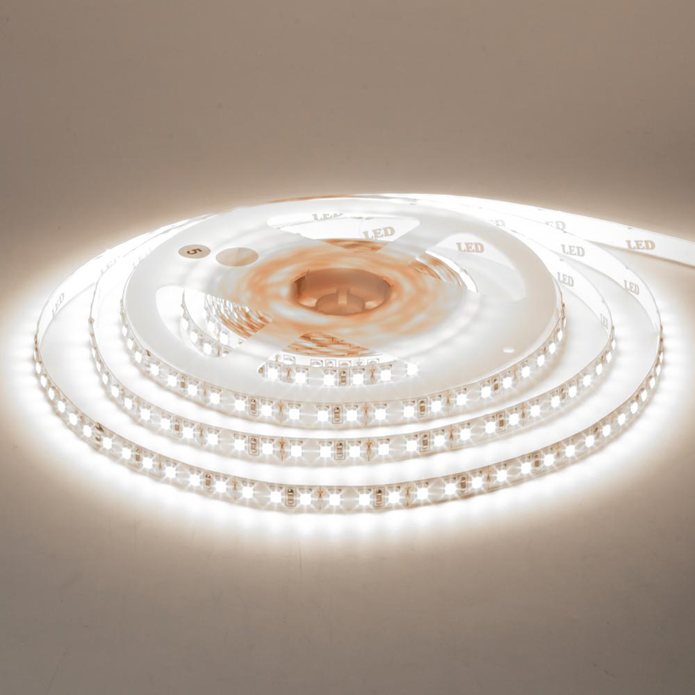 Светодиодная лента белая нейтральная 12V AVT New smd3528 120LED/м IP20